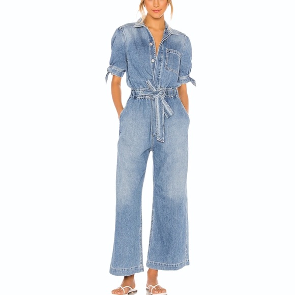 CITIZENS OF HUMANITY Robyn Knot-Sleeve Jumpsuit! M - Picture 1 of 8